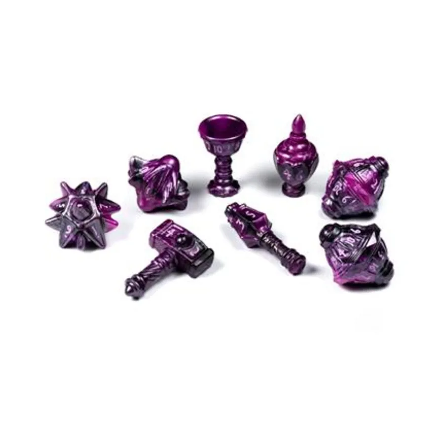 Набор «Клирик Поли» — мерзкая фиолетовая (8), Polyhero Dice - Cleric (Tabletop Tycoon)
Набор «Клирик Поли» — мерзкая фиолетовая (8), Polyhero Dice - Cleric (Tabletop Tycoon)