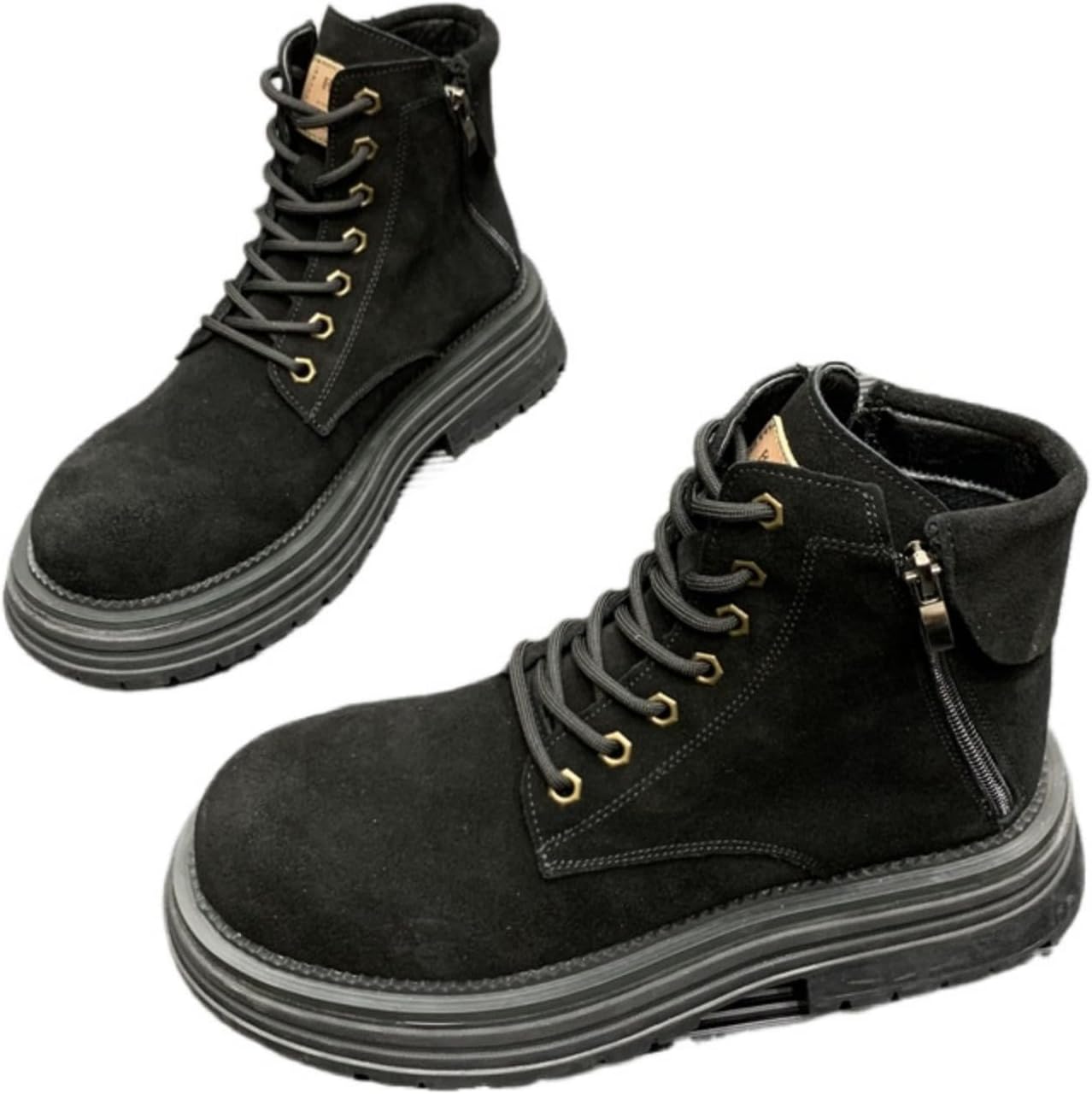 Мужские кожаные боевые ботинки с толстой подошвой, стильная боковая молния, шнуровка, широкий толстый каблук и резиновая подошва, антистатические и противоскользящие, высокие мотоциклетные ботинки, танцевальный стиль, короткие ботинки Houdbdol,...
Мужские кожаные боевые ботинки с толстой подошвой, стильная боковая молния, шнуровка, широкий толстый каблук и резиновая подошва, антистатические и противоскользящие, высокие мотоциклетные ботинки, танцевальный стиль, короткие ботинки Houdbdol,...