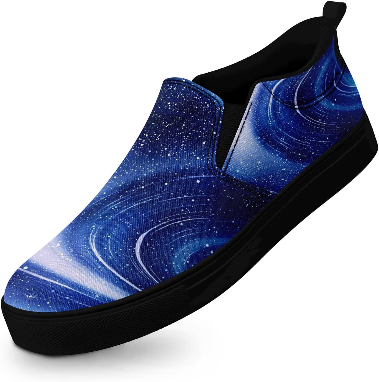 Унисекс слипоны из холщовой ткани AWSOLE - принт с небесными звездами и луной - легкие повседневные балетки для прогулок, путешествий и ежедневной носки, черный/синий/темно-синий
Унисекс слипоны из холщовой ткани AWSOLE - принт с небесными звездами и луной - легкие повседневные балетки для прогулок, путешествий и ежедневной носки, черный/синий/темно-синий