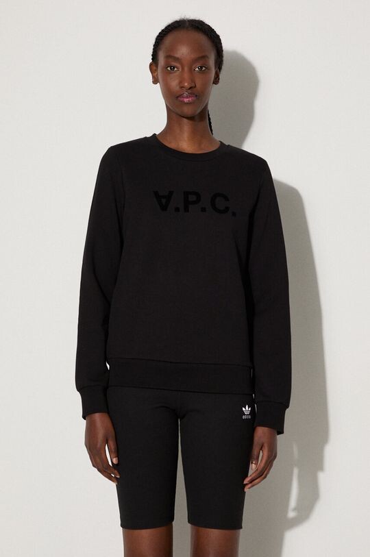 Хлопковая толстовка Sweat Viva A.P.C., черный
Хлопковая толстовка Sweat Viva A.P.C., черный