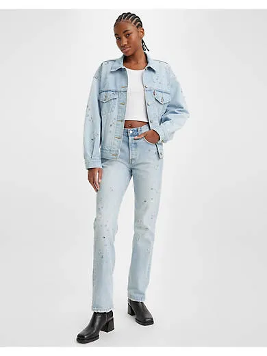 501 женские джинсы оригинального кроя с заклепками Levi's, цвет Bling Blau - Light Wash
501 женские джинсы оригинального кроя с заклепками Levi's, цвет Bling Blau - Light Wash
