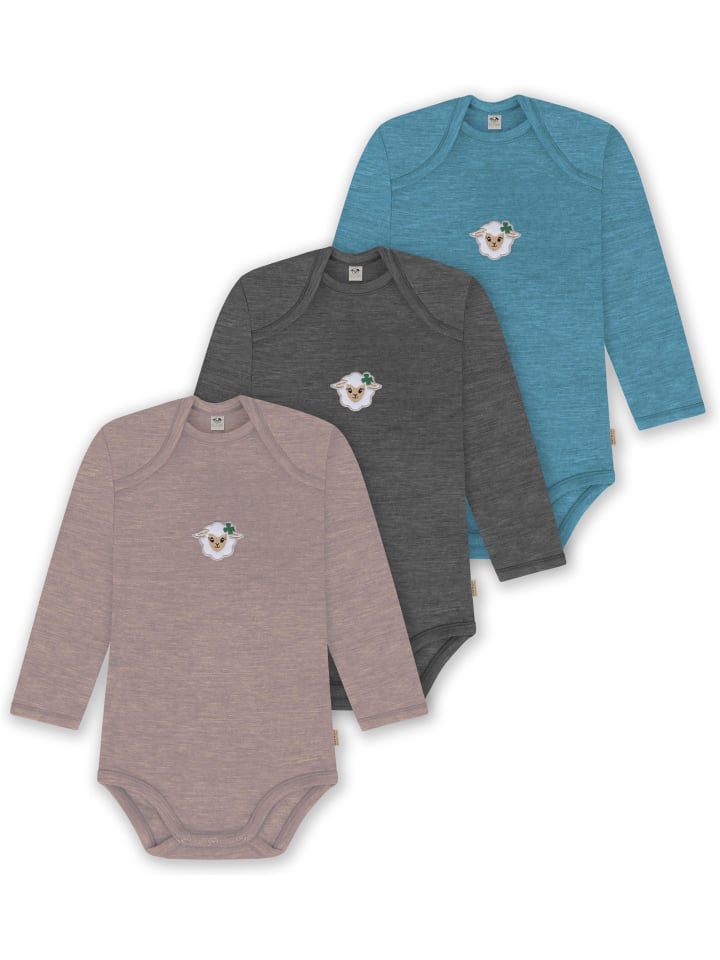 Normani Outdoor Sports Комплект из 3 детских боди из мериносовой шерсти с длинными рукавами, цвет Окленд, синий/антрацит/розовый
Normani Outdoor Sports Комплект из 3 детских боди из мериносовой шерсти с длинными рукавами, цвет Окленд, синий/антрацит/розовый