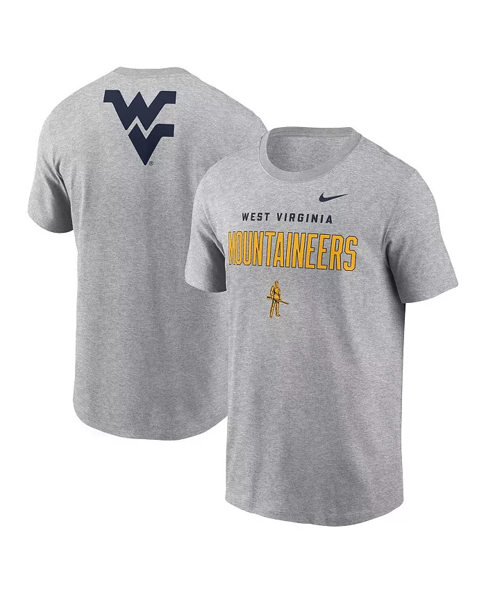 Мужская футболка Heather Gray West Virginia Mountaineers Campus 2-Hit Primary Mascot Nike
Мужская футболка Heather Gray West Virginia Mountaineers Campus 2-Hit Primary Mascot Nike