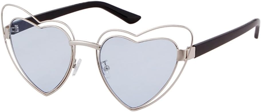 Модные красные солнцезащитные очки в форме сердца с двойной оправой, женские солнцезащитные очки с ажурной металлической отделкой, защита от ультрафиолета UV400 generic, C6 Blue
Модные красные солнцезащитные очки в форме сердца с двойной оправой, женские солнцезащитные очки с ажурной металлической отделкой, защита от ультрафиолета UV400 generic, C6 Blue