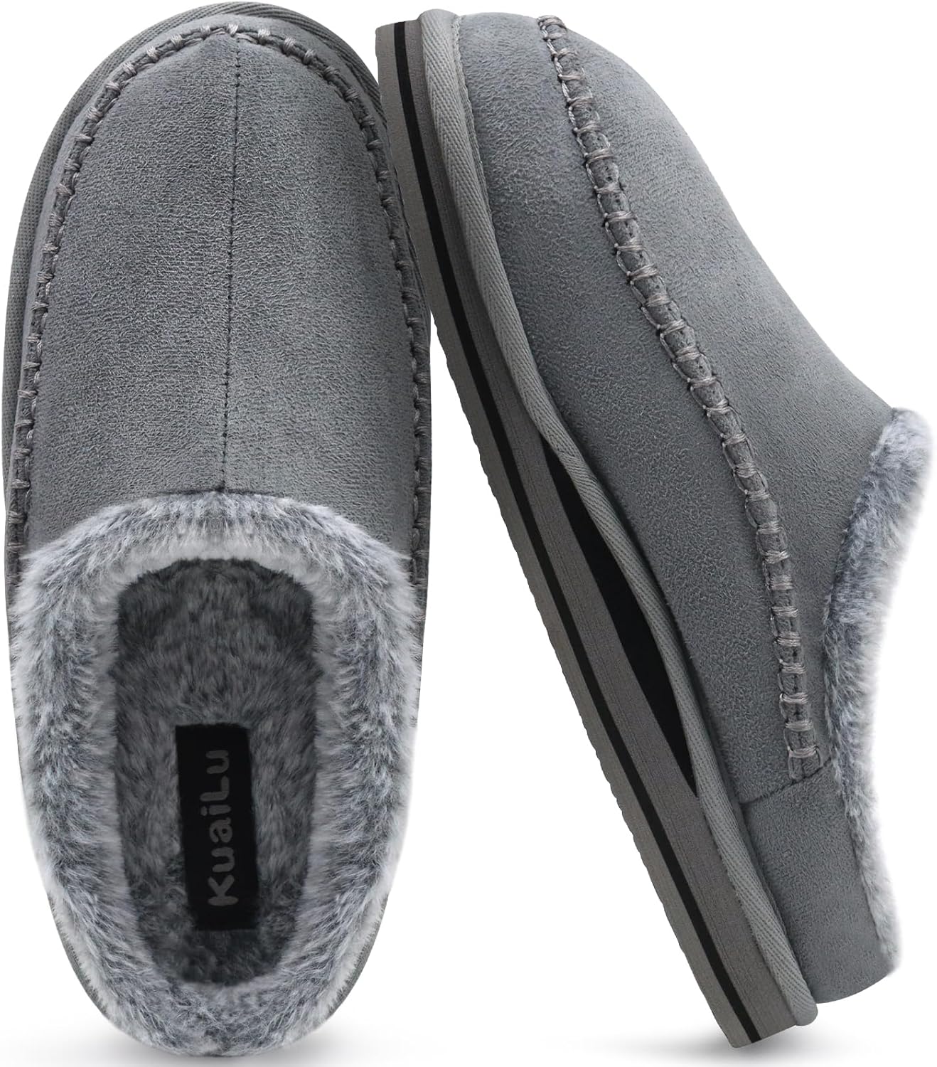 Мужские сабо KuaiLu с поддержкой свода стопы, замшевые, с искусственным мехом, с памятью формы, теплые домашние тапочки, удобные обувь без застежки для спальни, для дома и улицы, резиновая подошва, серый
Мужские сабо KuaiLu с поддержкой свода стопы, замшевые, с искусственным мехом, с памятью формы, теплые домашние тапочки, удобные обувь без застежки для спальни, для дома и улицы, резиновая подошва, серый