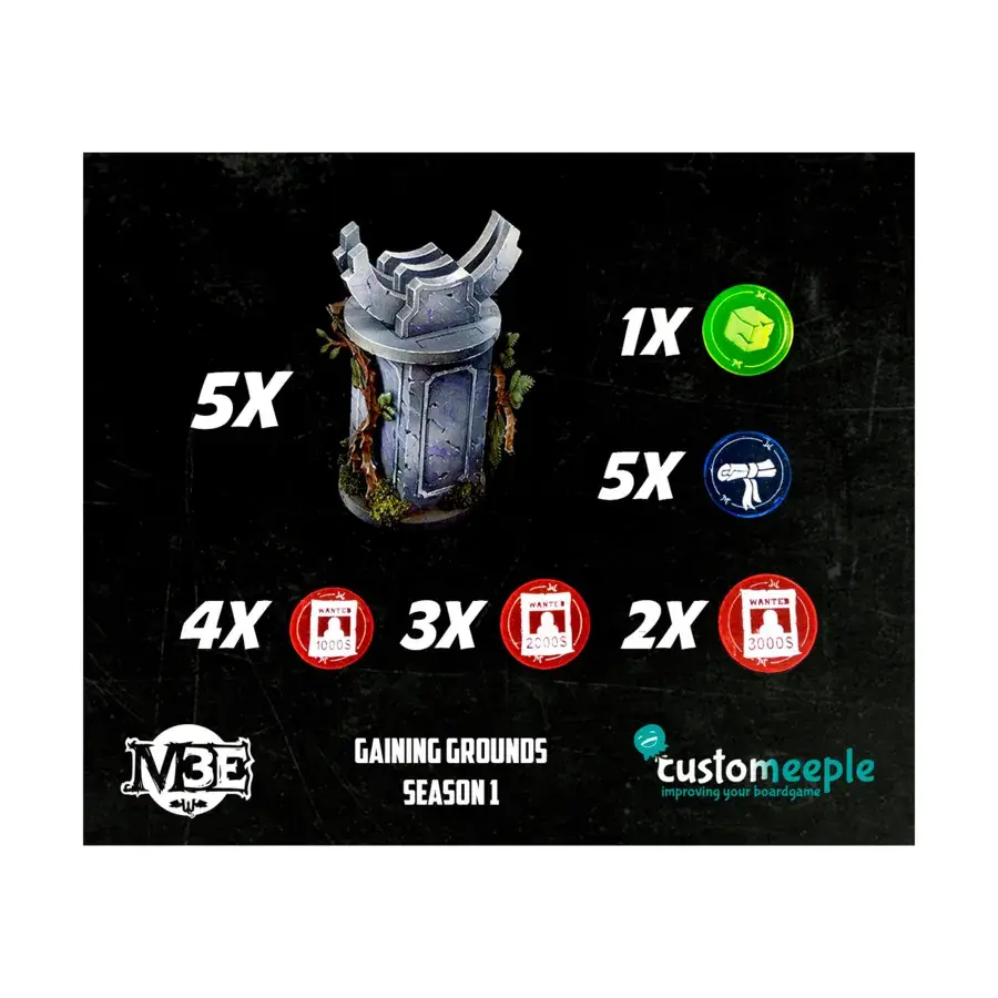 Набор «Наращивание позиций» «Первый сезон» (M3E), Malifaux - Tokens, Markers, & Templates (Customeeple)
Набор «Наращивание позиций» «Первый сезон» (M3E), Malifaux - Tokens, Markers, & Templates (Customeeple)