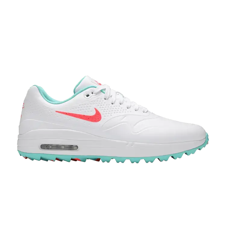 Кроссовки Nike Air Max 1 Golf 'White Aurora Hot Punch', белый
Кроссовки Nike Air Max 1 Golf 'White Aurora Hot Punch', белый