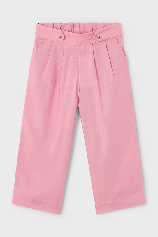 Детские брюки с добавлением льна Mayoral, розовый
Детские брюки с добавлением льна Mayoral, розовый