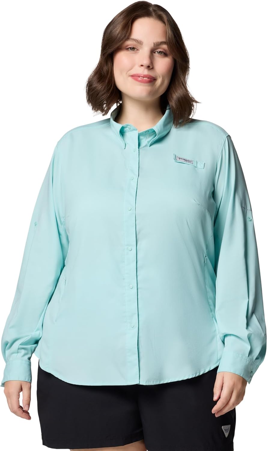 Columbia Women's PFG Tamiami II UPF 40 рубашка для рыбалки с длинным рукавом, Spray
Columbia Women's PFG Tamiami II UPF 40 рубашка для рыбалки с длинным рукавом, Spray