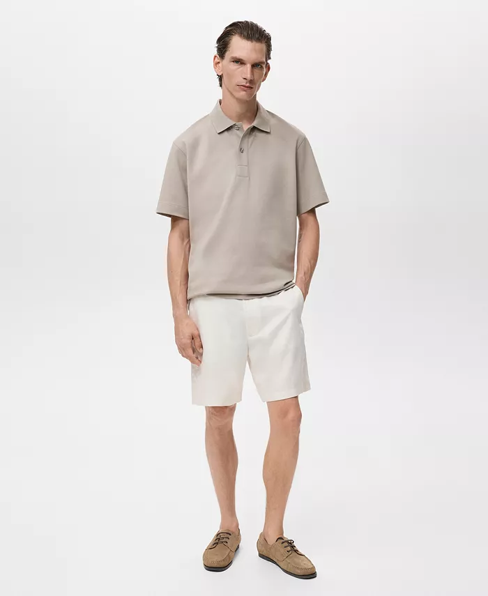 Мужская свободная поло из хлопка Mango, серый
Мужская свободная поло из хлопка Mango, серый