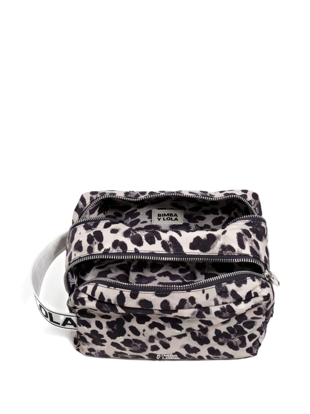 Косметичка с леопардовым принтом и двумя молниями Bimba y Lola, серый
Косметичка с леопардовым принтом и двумя молниями Bimba y Lola, серый