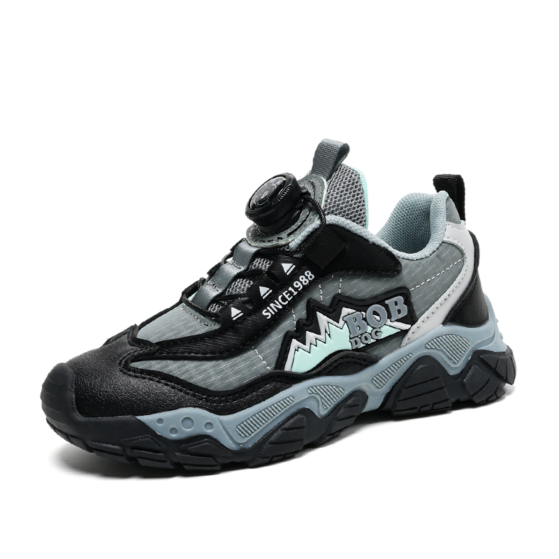 Кроссовки для бега с низким верхом, противоскользящие, с защитой от ударов, износостойкие, детские BOBDOG, черный/серый
Кроссовки для бега с низким верхом, противоскользящие, с защитой от ударов, износостойкие, детские BOBDOG, черный/серый