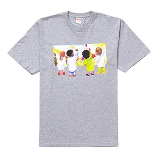 Футболка ss19 kids tee heather grey kids graffiti round neck short sleeve gray Supreme, серый
Футболка ss19 kids tee heather grey kids graffiti round neck short sleeve gray Supreme, серый