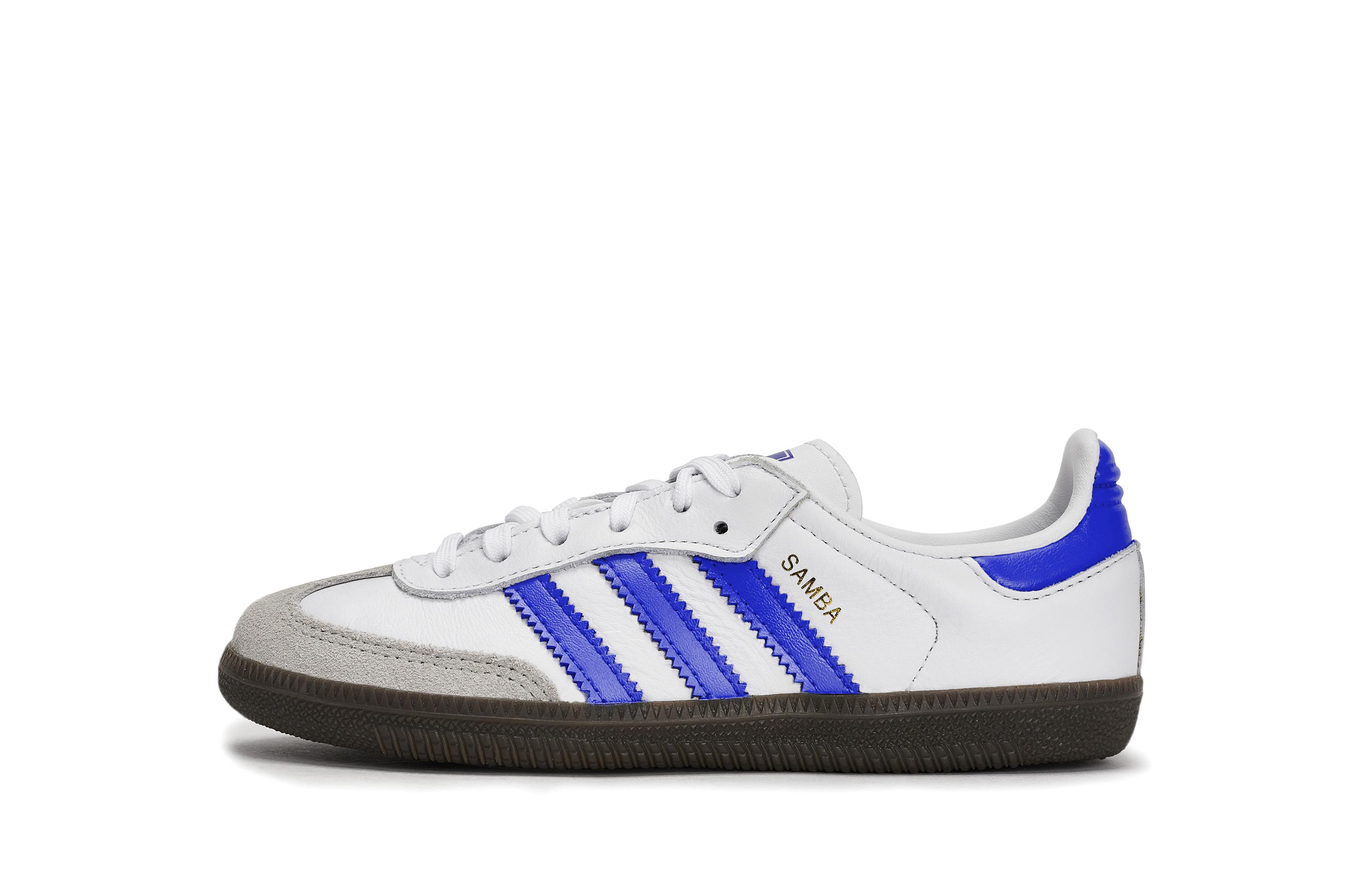 Детские скейтерские кроссовки Samba для дошкольников Adidas Originals, белый/синий
Детские скейтерские кроссовки Samba для дошкольников Adidas Originals, белый/синий