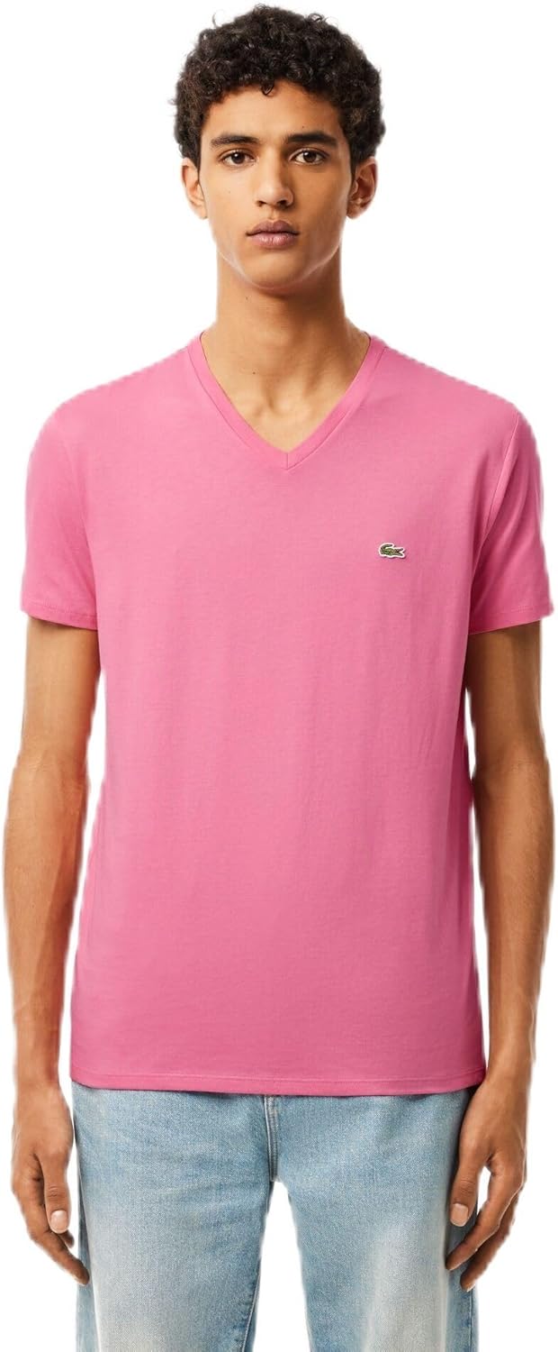 Мужская футболка Lacoste с коротким рукавом и V-образным вырезом из хлопкового джерси Pima, Reseda Pink, Розовый, Мужская футболка Lacoste с коротким рукавом и V-образным вырезом из хлопкового джерси Pima, Reseda Pink
Мужская футболка Lacoste с коротким рукавом и V-образным вырезом из хлопкового джерси Pima, Reseda Pink, Розовый, Мужская футболка Lacoste с коротким рукавом и V-образным вырезом из хлопкового джерси Pima, Reseda Pink