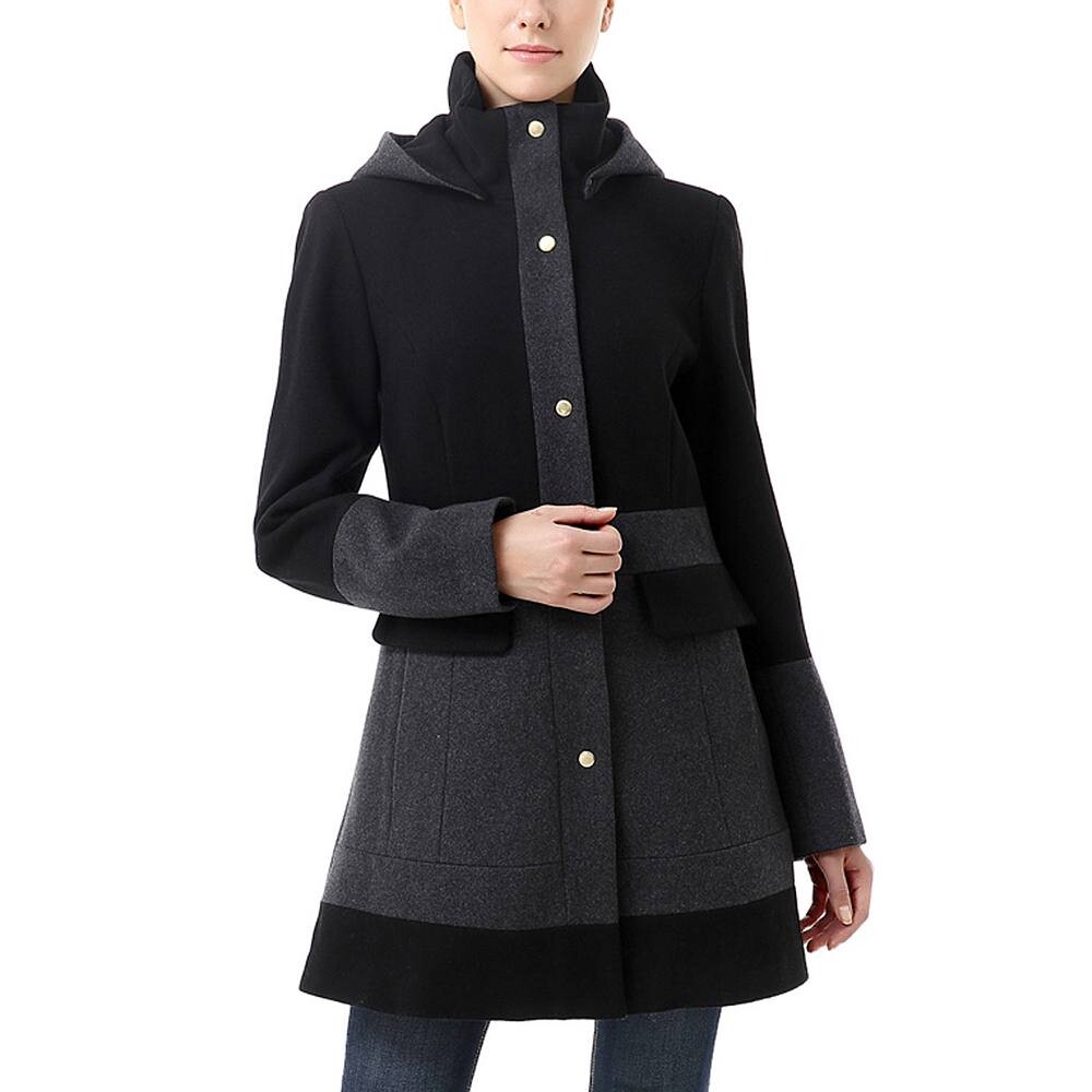 Женское полушерстяное пальто с капюшоном Bgsd Marwa Color Block BGSD, черный
Женское полушерстяное пальто с капюшоном Bgsd Marwa Color Block BGSD, черный