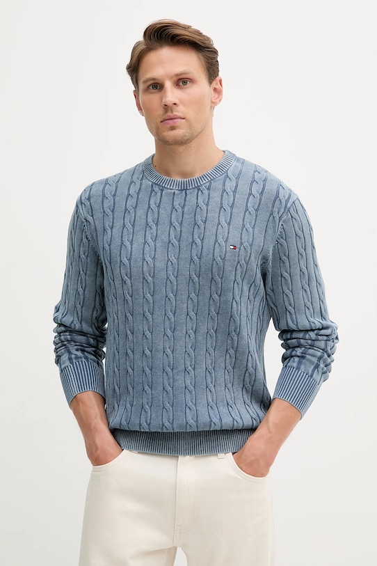 Хлопковый свитер Tommy Hilfiger, синий
Хлопковый свитер Tommy Hilfiger, синий