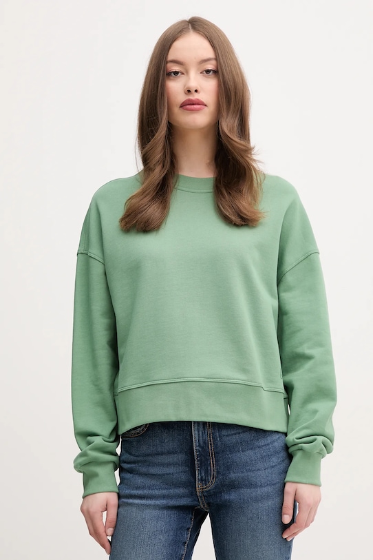 Хлопковая толстовка United Colors Of Benetton, зеленый 
Хлопковая толстовка United Colors Of Benetton, зеленый