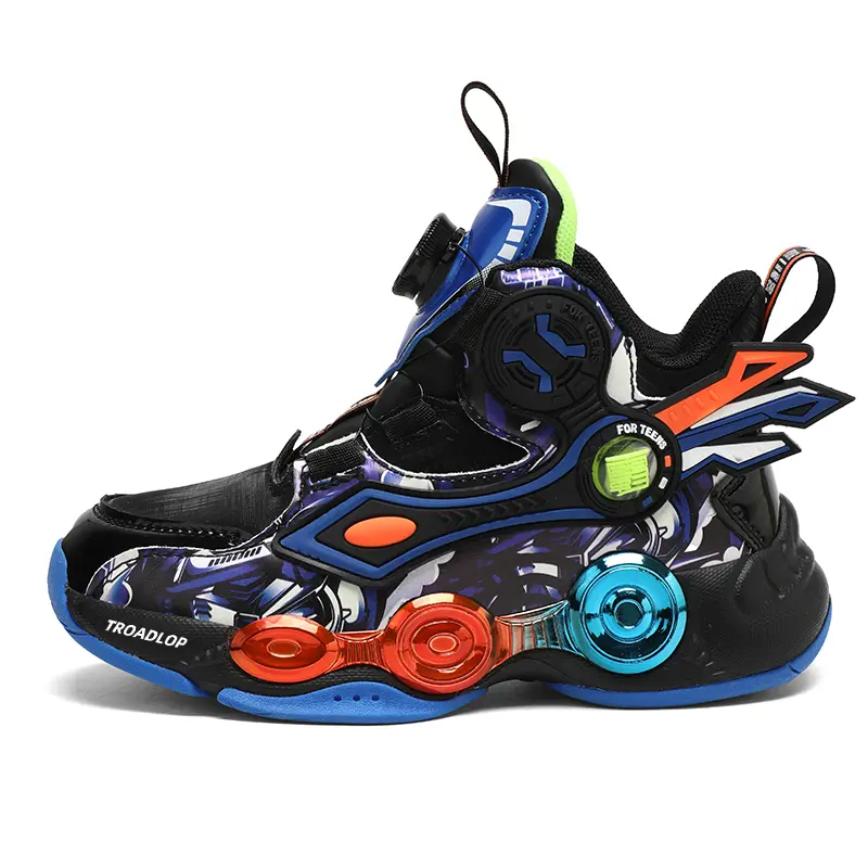 Нескользящие, легкие, амортизирующие, низкие повседневные кроссовки для детей TROADLOP, черный/синий
Нескользящие, легкие, амортизирующие, низкие повседневные кроссовки для детей TROADLOP, черный/синий