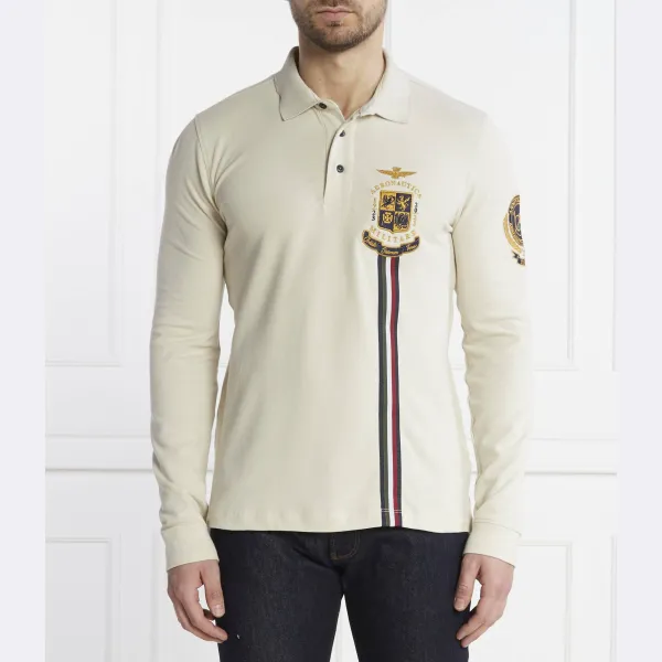 Рубашка поло стандартного кроя Aeronautica Militare, бежевый
Рубашка поло стандартного кроя Aeronautica Militare, бежевый