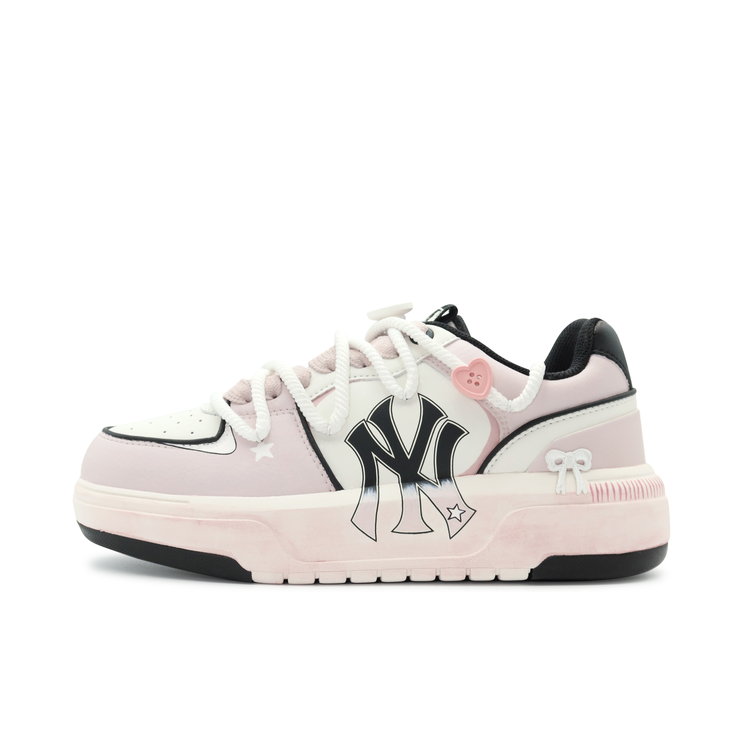 MLB Толстые противоскользящие износостойкие низкие скейтерские кроссовки унисекс розово-белые, цвет Pink White
MLB Толстые противоскользящие износостойкие низкие скейтерские кроссовки унисекс розово-белые, цвет Pink White