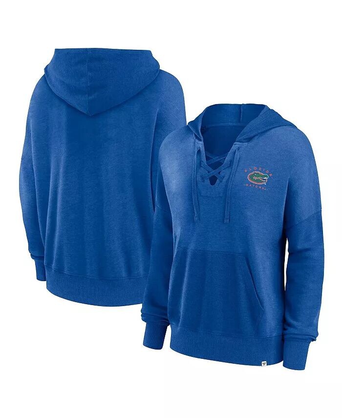Женский пуловер с капюшоном на шнуровке Heather Royal Florida Gators Campus Fanatics
Женский пуловер с капюшоном на шнуровке Heather Royal Florida Gators Campus Fanatics