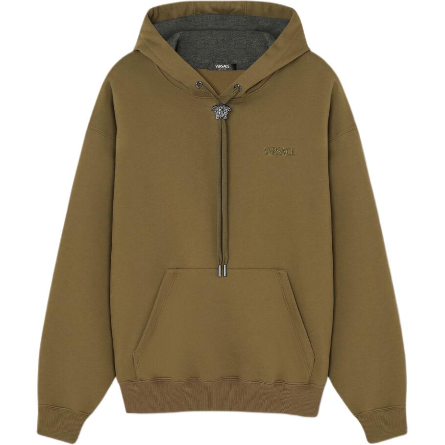 Футболка с капюшоном на шнурке "Голова Медузы" VERSACE, зелёная
Футболка с капюшоном на шнурке "Голова Медузы" VERSACE, зелёная