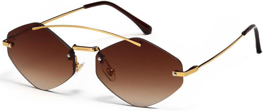 Модные солнцезащитные очки без оправы для мужчин и женщин, стильные солнцезащитные очки из сплава металла, подарки для вечеринок, защита от ультрафиолета UV400, SUN4521 Generic, Gradient Tea
Модные солнцезащитные очки без оправы для мужчин и женщин, стильные солнцезащитные очки из сплава металла, подарки для вечеринок, защита от ультрафиолета UV400, SUN4521 Generic, Gradient Tea