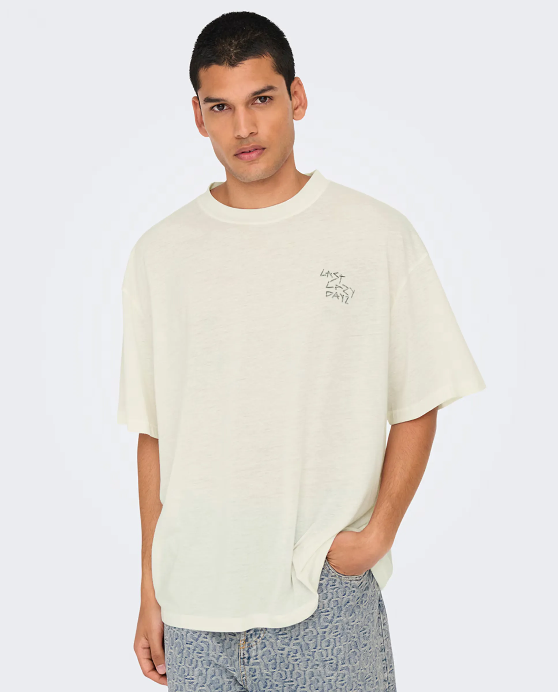 Футболка мужская с коротким рукавом оверсайз Only & Sons, белый
Футболка мужская с коротким рукавом оверсайз Only & Sons, белый