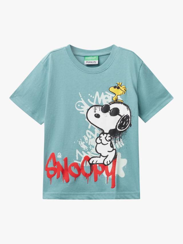Детская хлопковая футболка с коротким рукавом и принтом Snoopy Benetton, Green
Детская хлопковая футболка с коротким рукавом и принтом Snoopy Benetton, Green