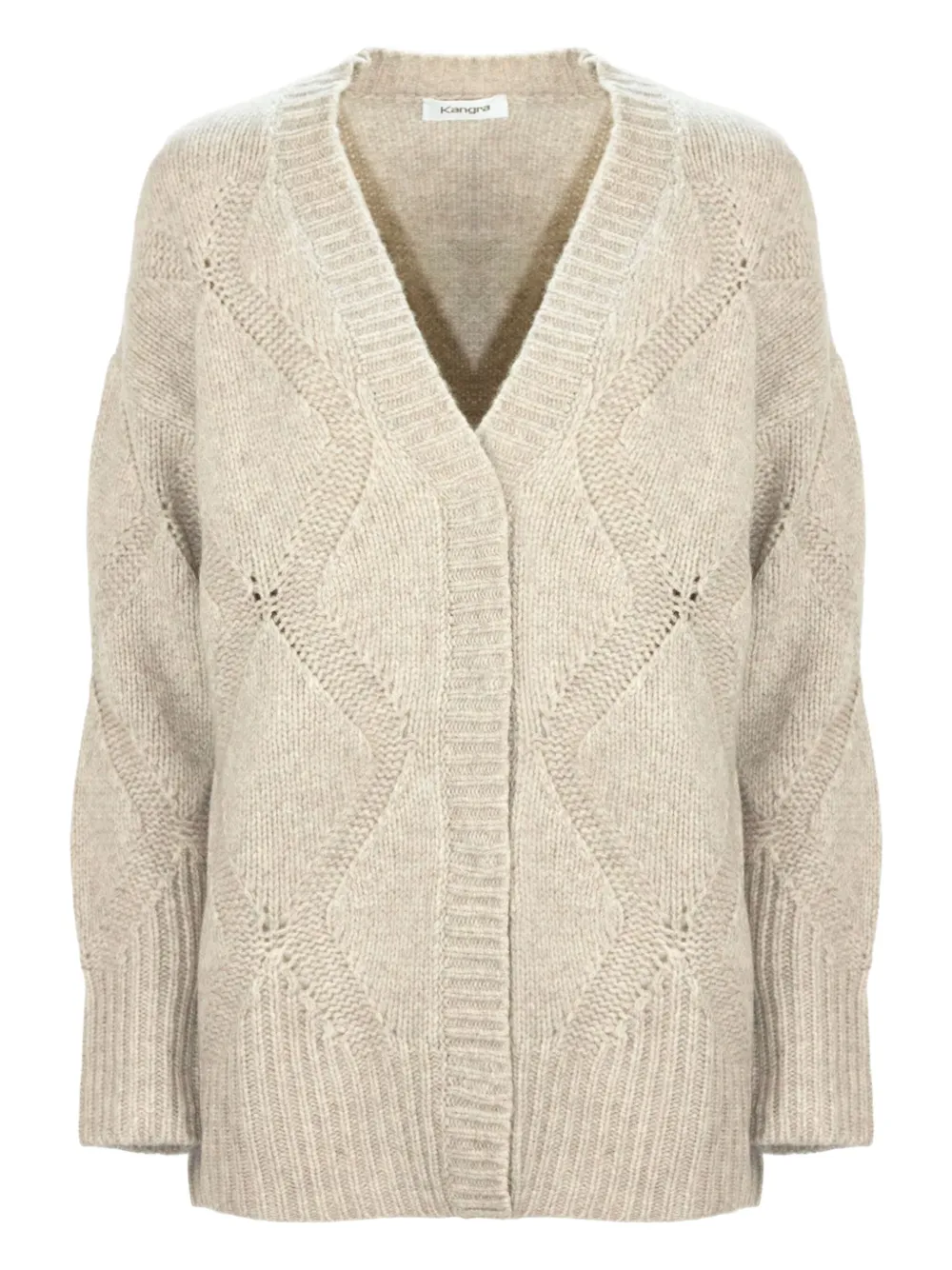 Кардиган с ромбовидным узором Kangra, нейтральный
Кардиган с ромбовидным узором Kangra, нейтральный