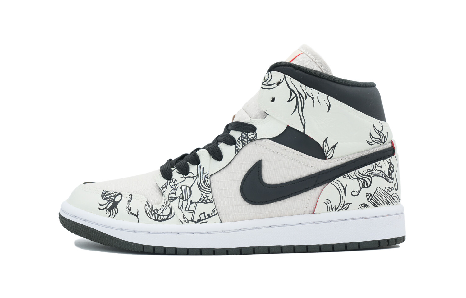 Кроссовки Air Jordan 1 Vintage Basketball Shoes Women's Mid-top Black/white/gray, цвет Off White
Кроссовки Air Jordan 1 Vintage Basketball Shoes Women's Mid-top Black/white/gray, цвет Off White