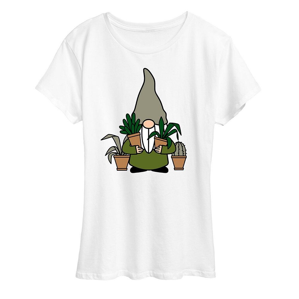 Женская футболка с рисунком «Гном» и растениями Licensed Character, белый
Женская футболка с рисунком «Гном» и растениями Licensed Character, белый