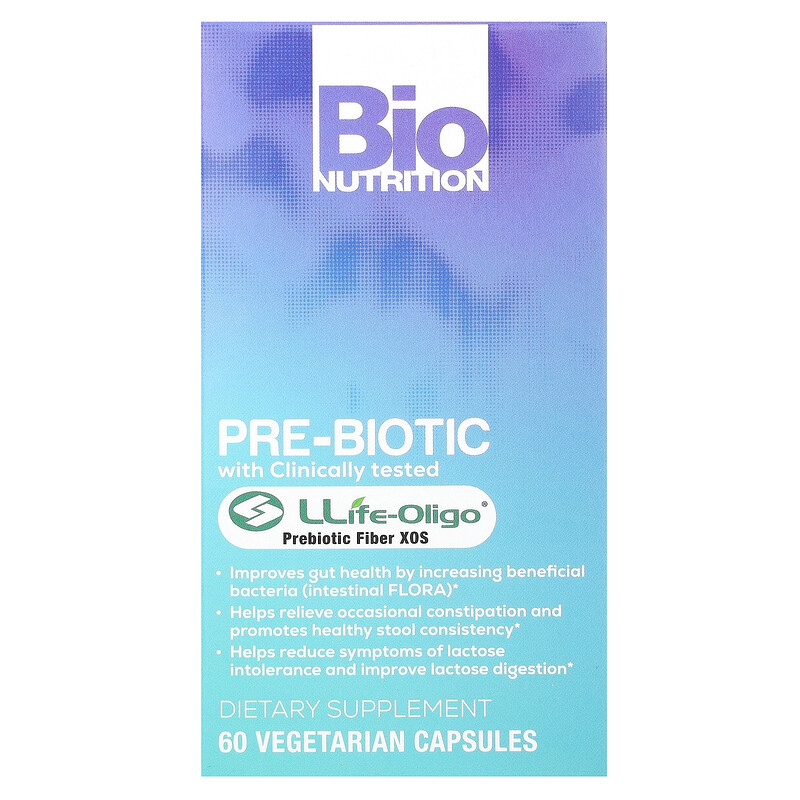 Bio Nutrition, Пре-биотик, 700 мг, 60 вегетарианских капсул
Bio Nutrition, Пре-биотик, 700 мг, 60 вегетарианских капсул