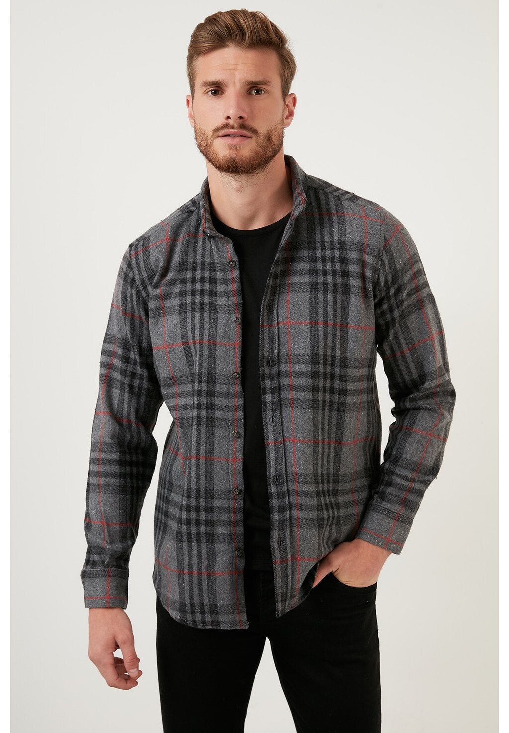 Рубашка PLAID PATTERNED Buratti, антрацит
Рубашка PLAID PATTERNED Buratti, антрацит