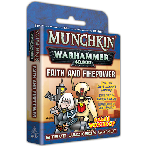 Настольная игра Munchkin Warhammer 40000: Faith And Firepower Steve Jackson Games
Настольная игра Munchkin Warhammer 40000: Faith And Firepower Steve Jackson Games