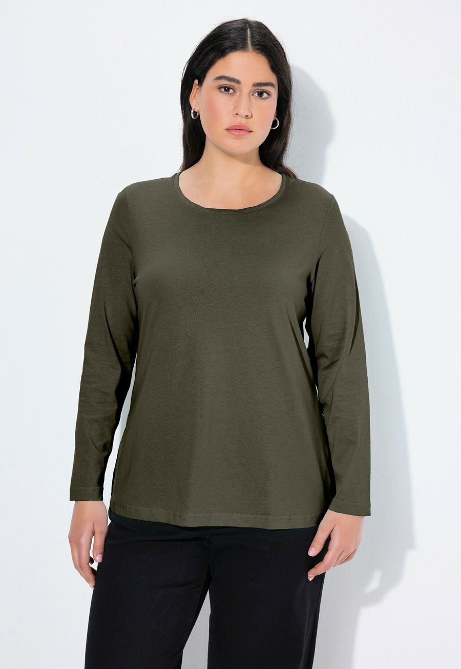 Топ Ulla Popken COL ROND, Olive Gray/Olive
Топ Ulla Popken COL ROND, Olive Gray/Olive
