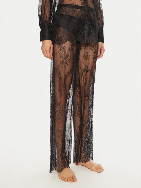 Тканевые брюки свободного кроя Hunkemöller, черный
Тканевые брюки свободного кроя Hunkemöller, черный