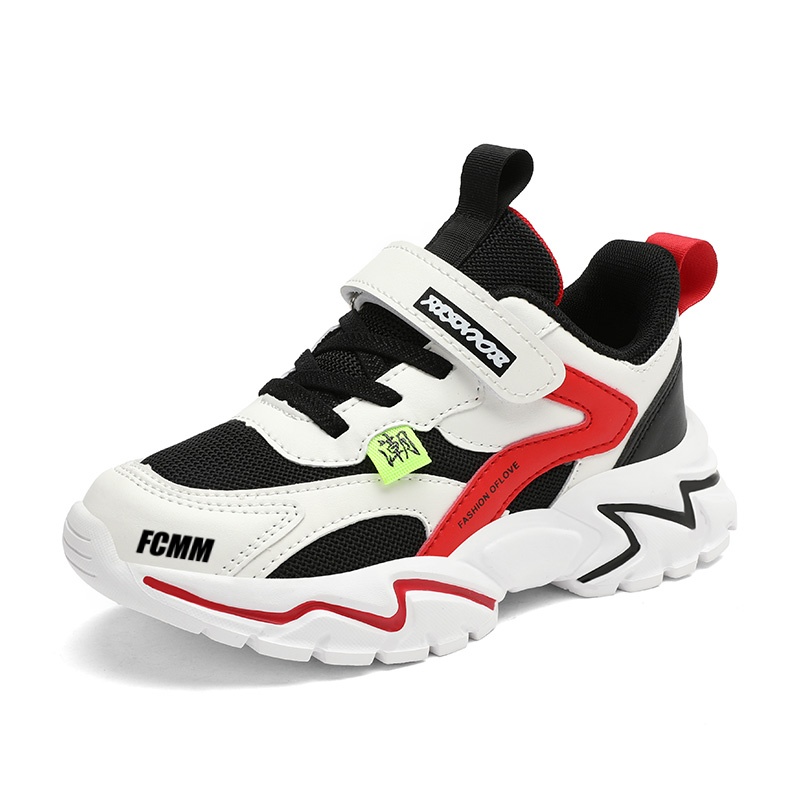 Нескользящие износостойкие низкие повседневные кроссовки для детей FCMM, черный/красный
Нескользящие износостойкие низкие повседневные кроссовки для детей FCMM, черный/красный