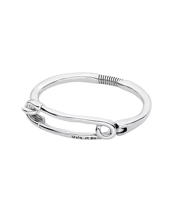 Браслет из литого сплава металла с покрытием из стерлингового серебра с застежкой-булавкой Unode50, silver
Браслет из литого сплава металла с покрытием из стерлингового серебра с застежкой-булавкой Unode50, silver