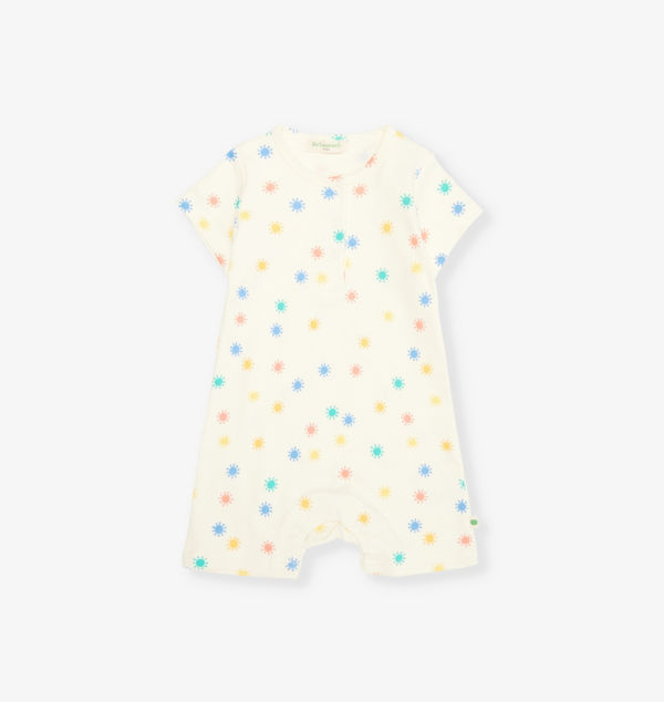 Изящный комбинезон из органического хлопка с принтом солнца для детей от 0 до 18 месяцев The Bonnie Mob, цвет rainbow 
Изящный комбинезон из органического хлопка с принтом солнца для детей от 0 до 18 месяцев The Bonnie Mob, цвет rainbow