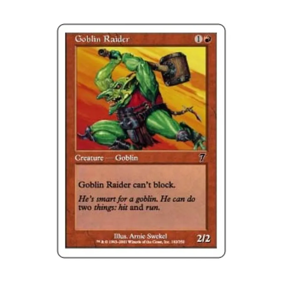 CCG Гоблин-рейдер (клавиша C), MTG - 7th Edition
CCG Гоблин-рейдер (клавиша C), MTG - 7th Edition