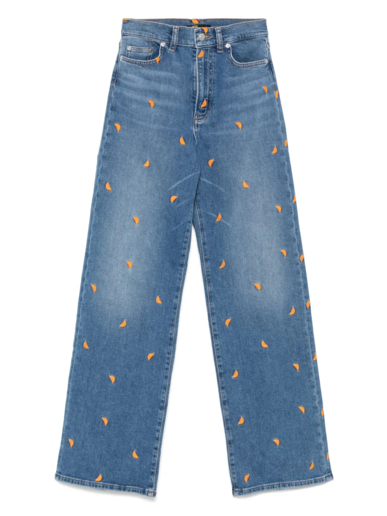 Джинсы с вышивкой фруктов Maje, синий
Джинсы с вышивкой фруктов Maje, синий