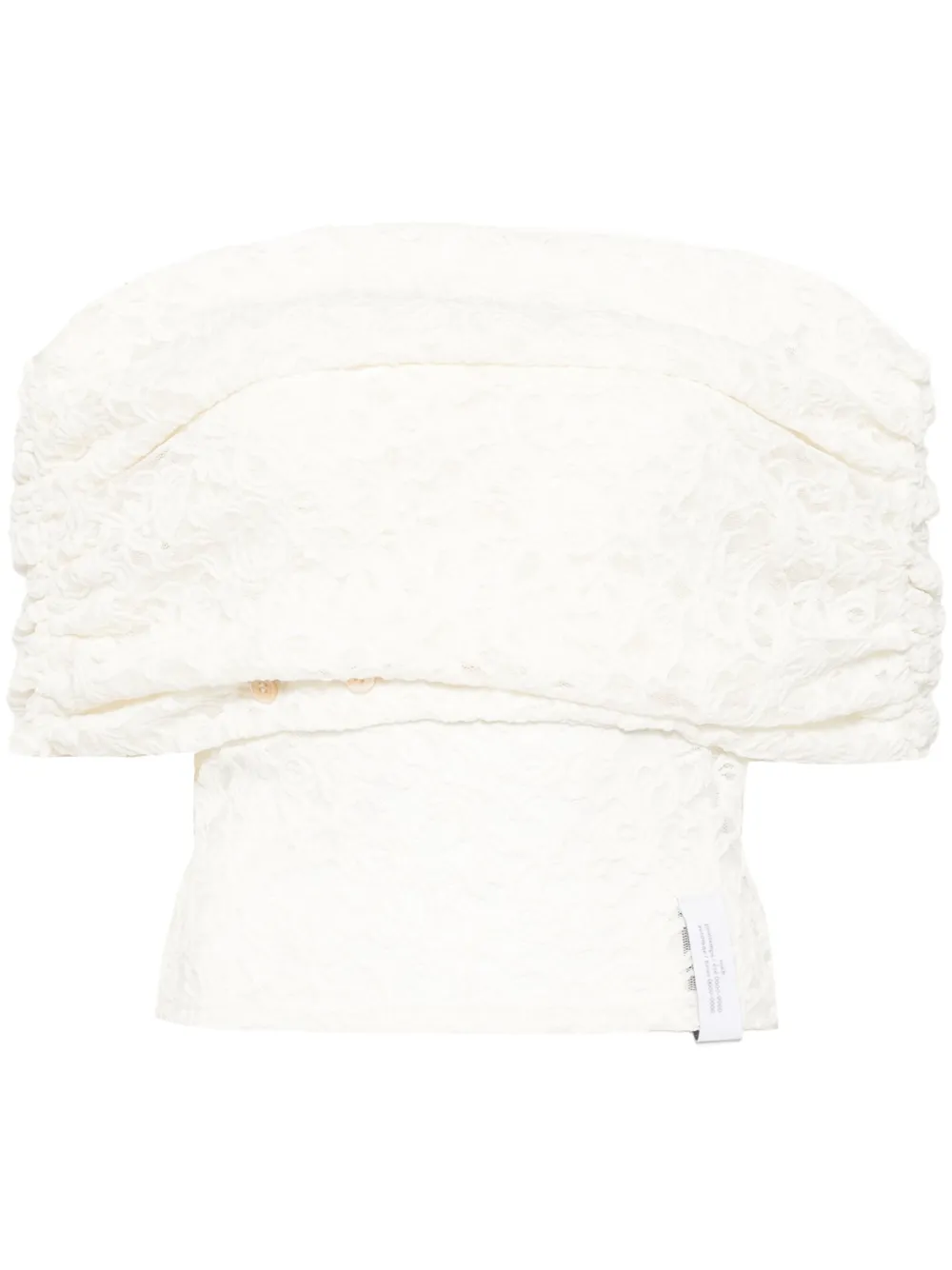 Топ с открытыми плечами и пуговицами Rokh, белый
Топ с открытыми плечами и пуговицами Rokh, белый