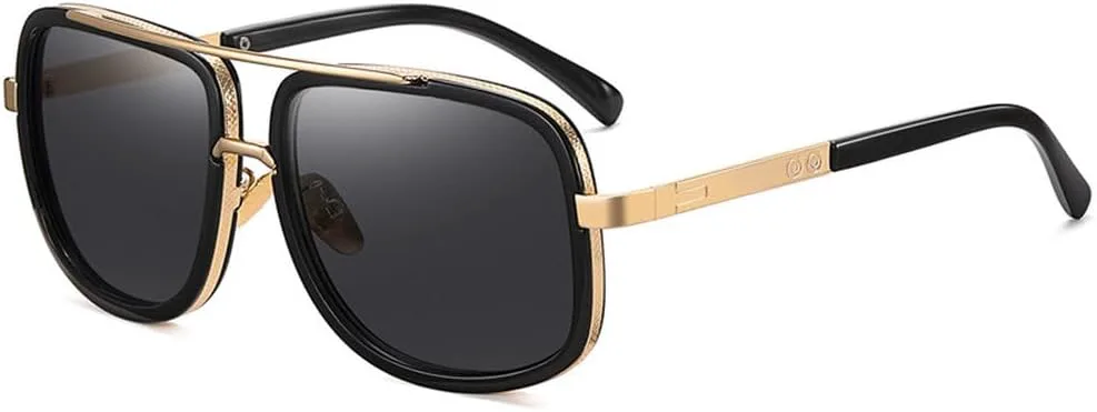 Винтажные классические солнцезащитные очки в стиле стимпанк с двойным оправой для женщин и мужчин, качественные ретро-очки с зеркальными линзами generic, C1
Винтажные классические солнцезащитные очки в стиле стимпанк с двойным оправой для женщин и мужчин, качественные ретро-очки с зеркальными линзами generic, C1