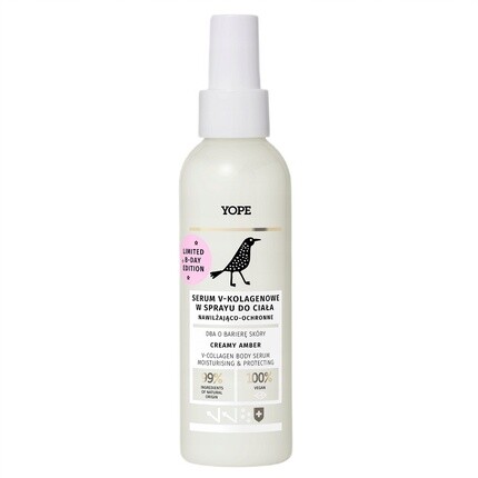 Кремовая янтарная сыворотка-спрей для тела 150 мл Yope
Кремовая янтарная сыворотка-спрей для тела 150 мл Yope