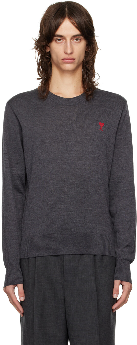 AI Paris Серо-красный свитер Ami De Cœur AMI Paris
AI Paris Серо-красный свитер Ami De Cœur AMI Paris