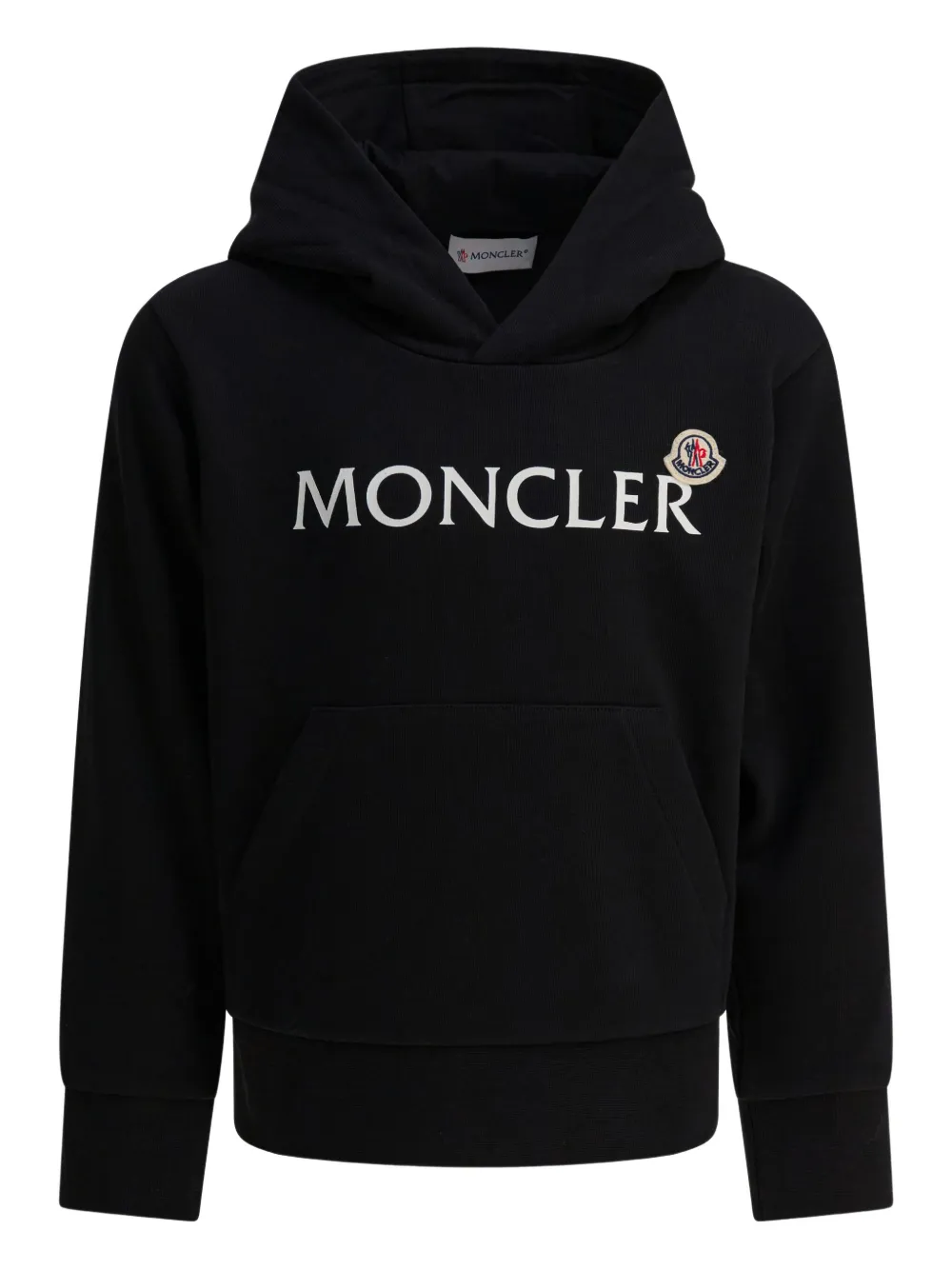 Толстовка с логотипом Moncler Enfant, черный 
Толстовка с логотипом Moncler Enfant, черный