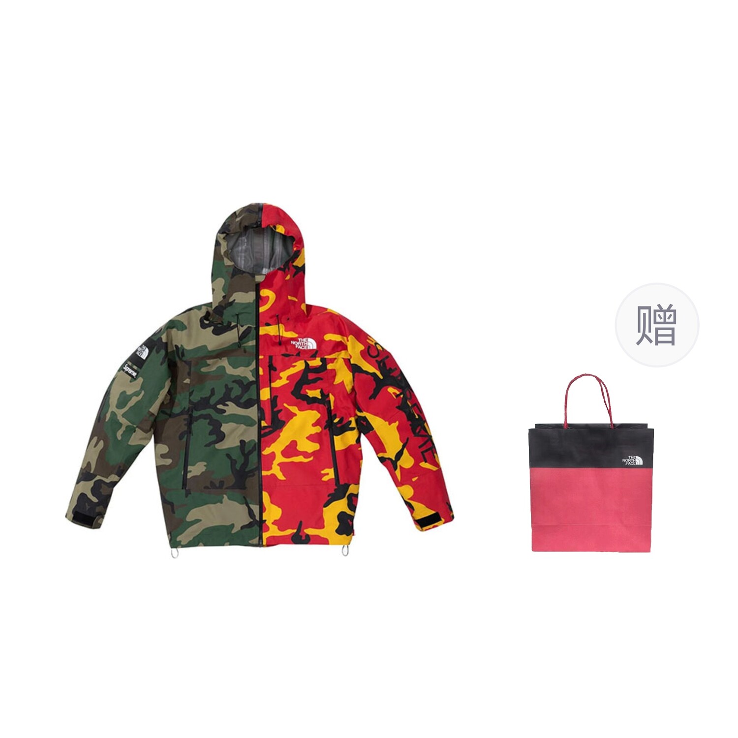 Куртка Supreme X унисекс красного и зеленого цвета + подарочный пакет The North Face
Куртка Supreme X унисекс красного и зеленого цвета + подарочный пакет The North Face