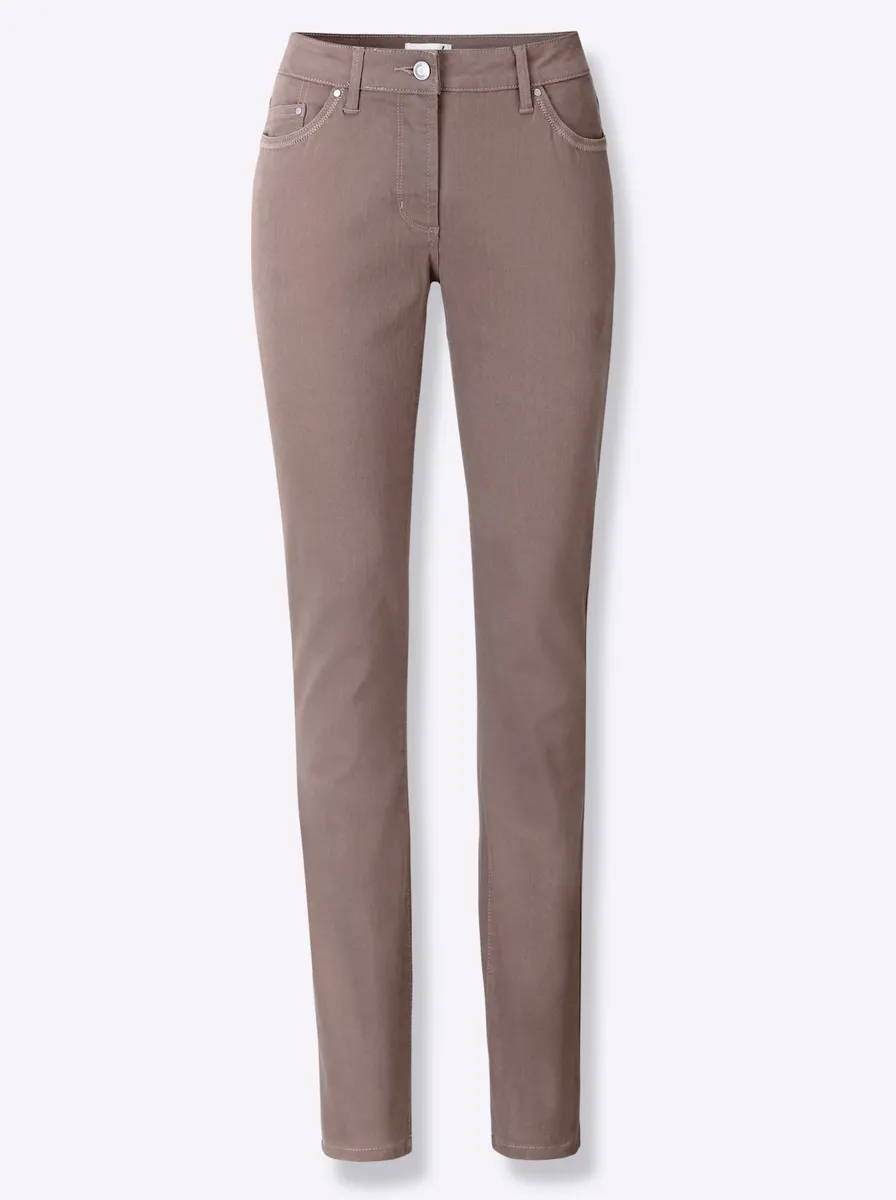 Джинсы с 5 карманами в стиле casual Looks (1 шт.), коричневый
Джинсы с 5 карманами в стиле casual Looks (1 шт.), коричневый